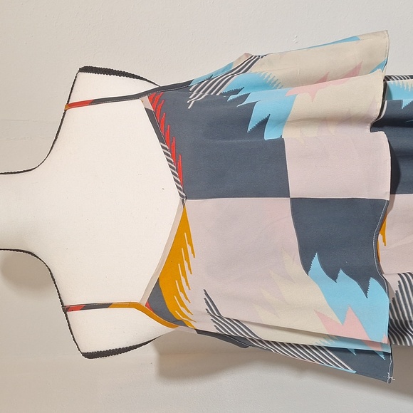 Soho Chick Colorblock Adjustable Spaghetti Strap Shark Bite Hem Tunic Tank Xl - Picture 2 of 16